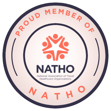 Proud Member of NATHO — National Association of Travel Healthcare Organizations