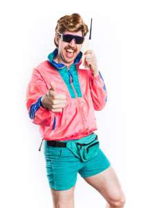 Nineties Tech and Fashion Style Man