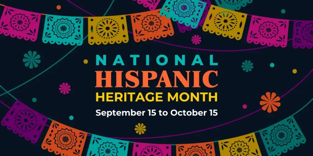 Banner for National Hispanic Heritage Month.