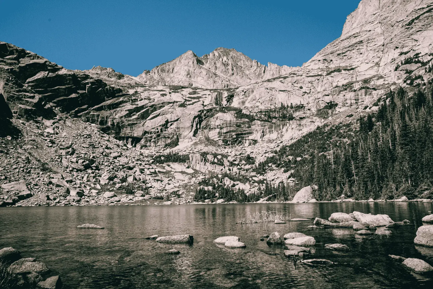 5 Mountainous National Parks and Top Hikes for the Best Views A view of a mountain lake surrounded by trees